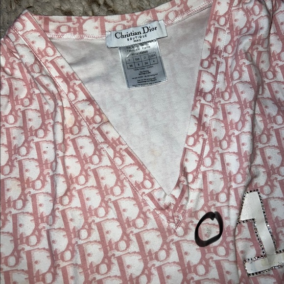 ❌ SOLD ❌ 💗RARE💗 Authentic Vintage Christian Dior Trotter Sleeveless Top - Picture 4 of 11